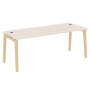 Стол руководителя на деревянных опорах Onix Wood Direct OW.SRR-6.8 1980x800x750