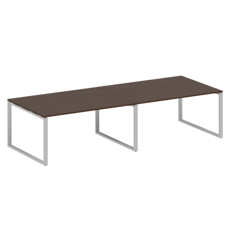 Переговорный стол 2 столешницы Metal System Style БО.ПРГ-2.4 3200x1235x750