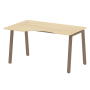 Стол криволинейный левый Metal System Style БА.СА-2 Л 1400x900x750
