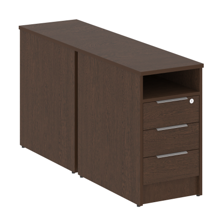Тумба приставная двойная Metal System Style Б.ТП-2 412x1475x750