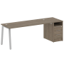 Рабочая станция Metal System Style БА.РС-СТП-1.5 2212x720x750