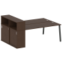 Рабочая станция с шкафом-купе на А-образном м/к Metal System Style БА.РС-СШК-2.5 Т 2210x1475x1098