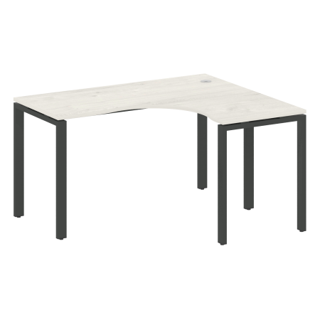 Стол криволинейный правый Metal System Style БП.СА-3 Пр 1400x1200x750