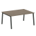 Стол для переговоров (1 столешница) на А-образном м/к Metal System Style БА.ПРГ-1.4 1600x1235x750