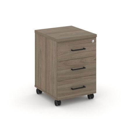 Тумба мобильная 3 ящика стандартные колеса SN.TM-002 (416х460х611)