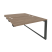 Стол-приставка двойной на О-образном м/к к опорным элем. Onix O.MO-D.SPR-2.8 1180x1635x750