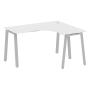 Стол криволинейный правый Metal System Style БА.СА-3 Пр 1400x1200x750