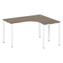 Стол криволинейный правый Metal System Style БП.СА-3 Пр 1400x1200x750