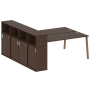 Рабочая станция с шкафом-купе на А-образном м/к Metal System Style БА.РС-СШК-4.5 Т 2210x2332x1098