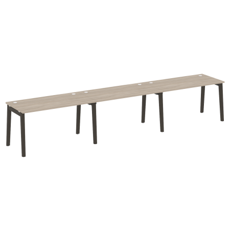 Рабочая станция на деревянных опорах Onix Wood OW.RS-3.3.7 4140x720x750