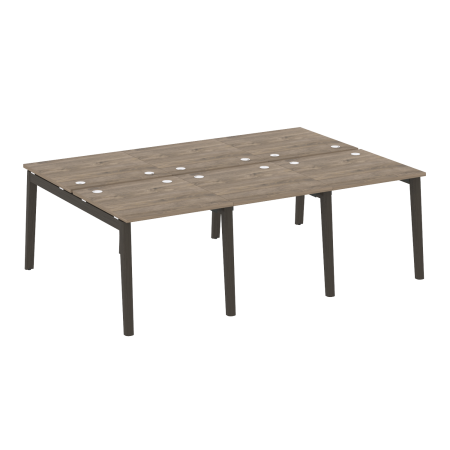 Рабочая станция на деревянных опорах Onix Wood OW.D.RS-6.0.8 2340x1635x750
