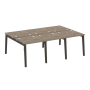 Рабочая станция на деревянных опорах Onix Wood OW.D.RS-6.0.8 2340x1635x750