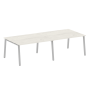 Стол для переговоров (2 столешницы) на А-образном м/к Metal System Style БА.ПРГ-2.3 2800x1235x750