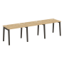 Рабочая станция на деревянных опорах Onix Wood OW.RS-3.1.7 2940x720x750