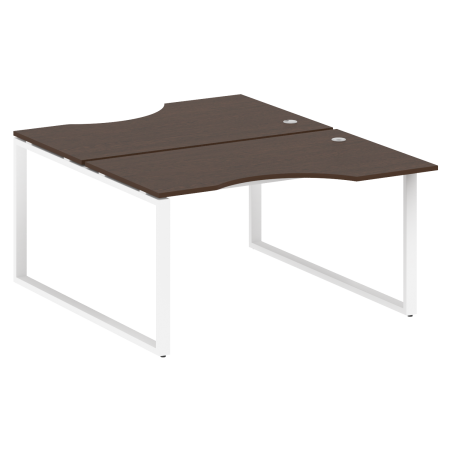 Рабочая станция криволинейная Metal System Style БО.РАС-СА-2.2 1400x1835x750