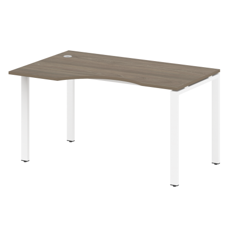 Стол криволинейный левый Metal System Style БП.СА-2 Л 1400x900x750