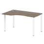 Стол криволинейный левый Metal System Style БП.СА-2 Л 1400x900x750