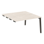Стол-приставка двойной на деревянных опорах Onix Wood OW.D.SPR-3.7 1380x1475x750