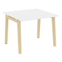 Стол переговорный на деревянных опорах Onix Wood OW.PRG-1.1 980x980x750