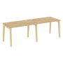 Рабочая станция на деревянных опорах Onix Wood OW.RS-2.2.8 2360x800x750