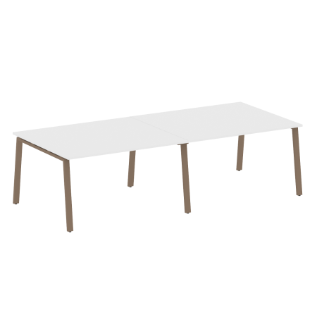 Стол для переговоров (2 столешницы) на А-образном м/к Metal System Style БА.ПРГ-2.3 2800x1235x750