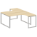 Рабочая станция криволинейная Metal System Style БО.РАС-СА-2.4 1600x2435x750