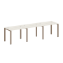 Рабочая станция на 3 раб. места Metal System Style БП.СМ-3.1 3000x720x750