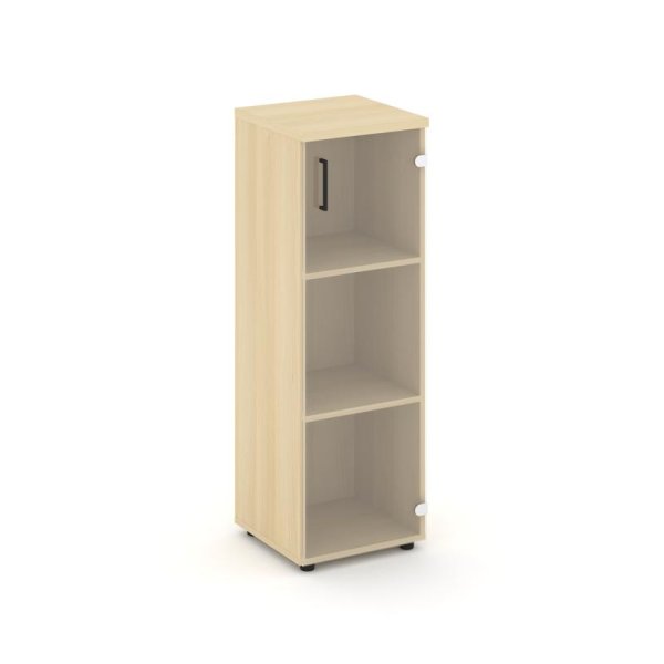 Шкаф средний узкий SN.STU-205(R) (400х400х1203) (Акация Лорка/Прозрачный)