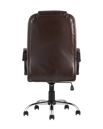 Кресло руководителя TopChairs Atlant коричневое (Компьютерное кресло Atlant коричневый)