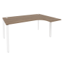 Стол эргономичный правый на П-образном м/к Onix O.MP-SA-4R 1580x1180x750