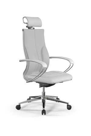 Кресло для руководителя Метта Samurai B2-11K - Infinity /Kc06/Wm06/K2cL/H2cL-3D(M26.B32.G25.W03) (Белый)