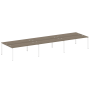 Рабочая станция на 6 раб. мест Metal System Style БП.СМ-6.5 5400x1475x750