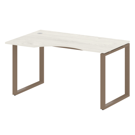 Стол криволинейный левый Metal System Style БО.СА-2 Л 1400x900x750