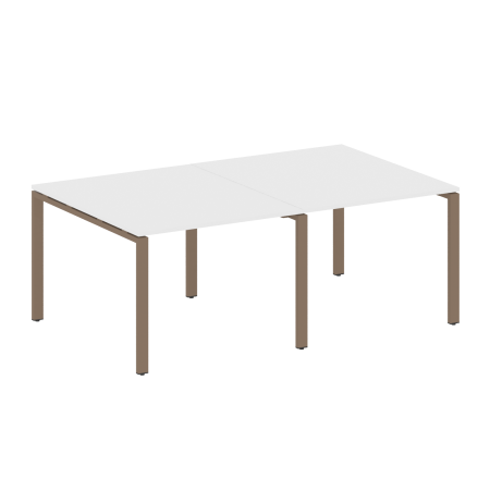 Переговорный стол 2 столешницы Metal System Style БП.ПРГ-2.1 2000x1235x750