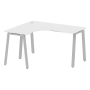 Стол криволинейный левый Metal System Style БА.СА-3 Л 1400x1200x750