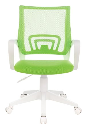 Кресло CH-W695NLT салатовый TW-03A TW-18 сетка/ткань крестов. пластик пластик белый (Салатовый)