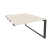 Стол-приставка двойной на О-образном м/к к опорным элем. Onix O.MO-D.SPR-2.7 1180x1475x750