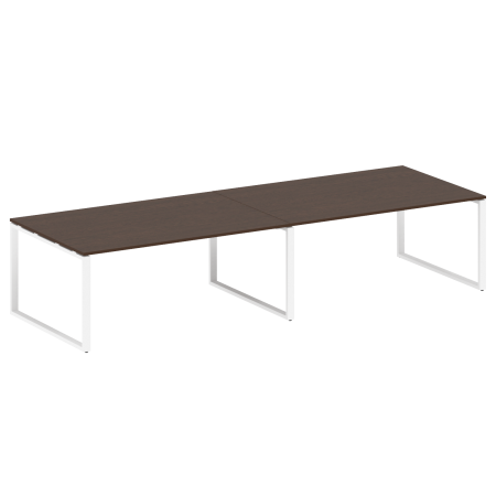 Переговорный стол 2 столешницы Metal System Style БО.ПРГ-2.5 3600x1235x750