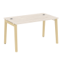 Стол руководителя на деревянных опорах Onix Wood Direct OW.SRR-3.8 1380x800x750