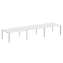 Переговорный стол 3 столешницы Metal System Style БП.ПРГ-3.4 4800x1235x750