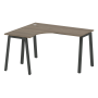Стол криволинейный левый Metal System Style БА.СА-3 Л 1400x1200x750