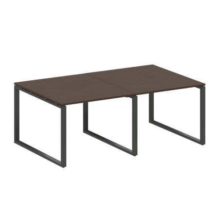 Переговорный стол 2 столешницы Metal System Style БО.ПРГ-2.1 2000x1235x750