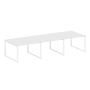 Переговорный стол 3 столешницы Metal System Style БО.ПРГ-3.2 3600x1235x750