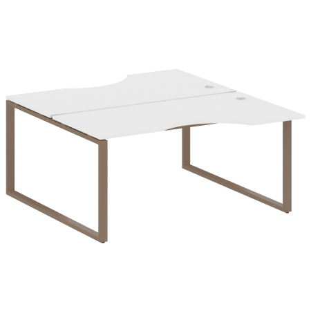Рабочая станция криволинейная Metal System Style БО.РАС-СА-2.1 1600x1835x750