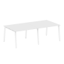Стол для переговоров (2 столешницы) на А-образном м/к Metal System Style БА.ПРГ-2.2 2400x1235x750