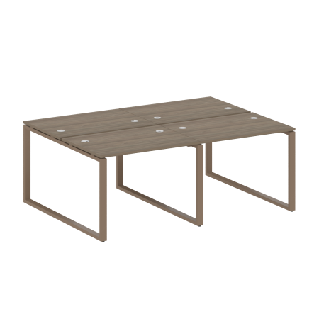 Рабочая станция Metal System Style БО.СМ-4.1 2000x1475x750 (Вяз/Мокко металл)