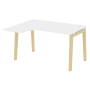 Стол эргономичный левый на деревянных опорах Onix Wood OW.SA-3L 1380x1180x750