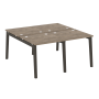 Рабочая станция на деревянных опорах Onix Wood OW.D.RS-4.0.8 1560x1635x750