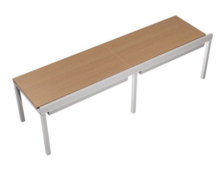 Рабочая станция с Prosystem Profiquadro КВ 0107-2 БВ 2400x800x750 (Белый премиум / Вишня скандинавскаяСерый)