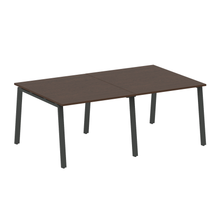 Стол для переговоров (2 столешницы) на А-образном м/к Metal System Style БА.ПРГ-2.1 2000x1235x750
